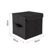 Lidded Storage Hinged cubeTop Foldable Box Carrying Handle