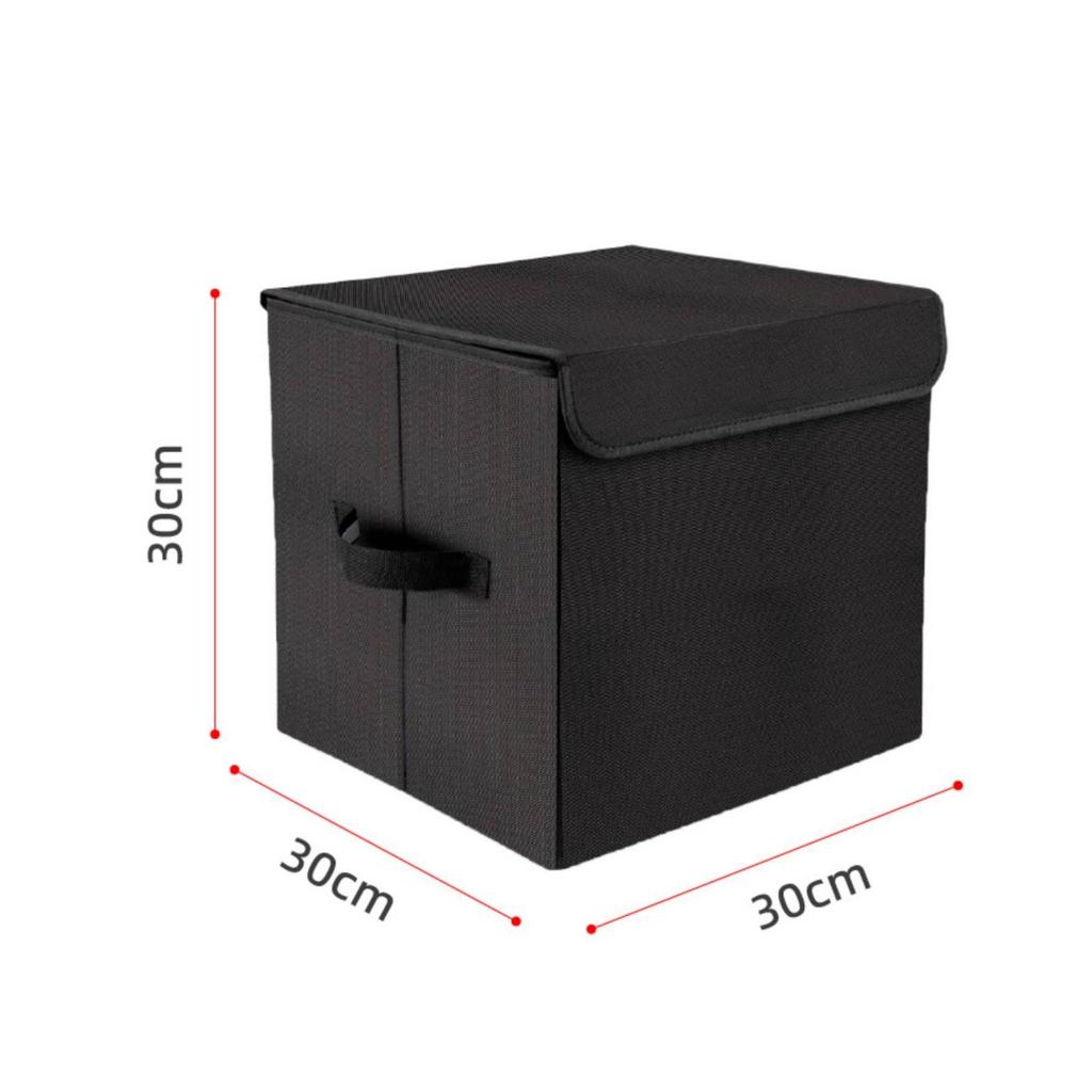 Lidded Storage Hinged cubeTop Foldable Box Carrying Handle