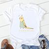 Cute Cockatielsparrot Bird Lovers Print T Shirt Girls Sunflower Flowers Tshirt Unisex Harajuku Kawaii Clothes Summer Tops Tee