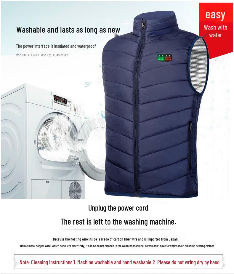 21-Zone Smart USB Heated Winter Vest