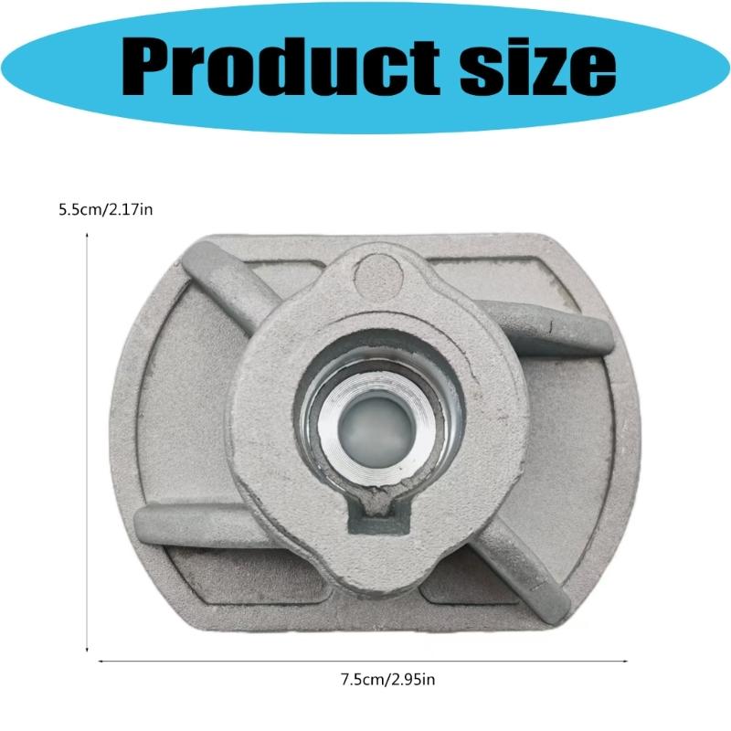 Lawn Tractor Blade Holder 20.5mm Center Hole Metal Blade Holder 36mm Height Suitable for Most Lawn Mowers