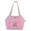 One-Shoulder Lightweight Canvas Crossbody Bag for Small Dog Outings
