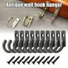 50 Pcs Wall Hanger Vintage Hooks Curved Buckle Clasp Hook Antique Hook Hanger Clothes