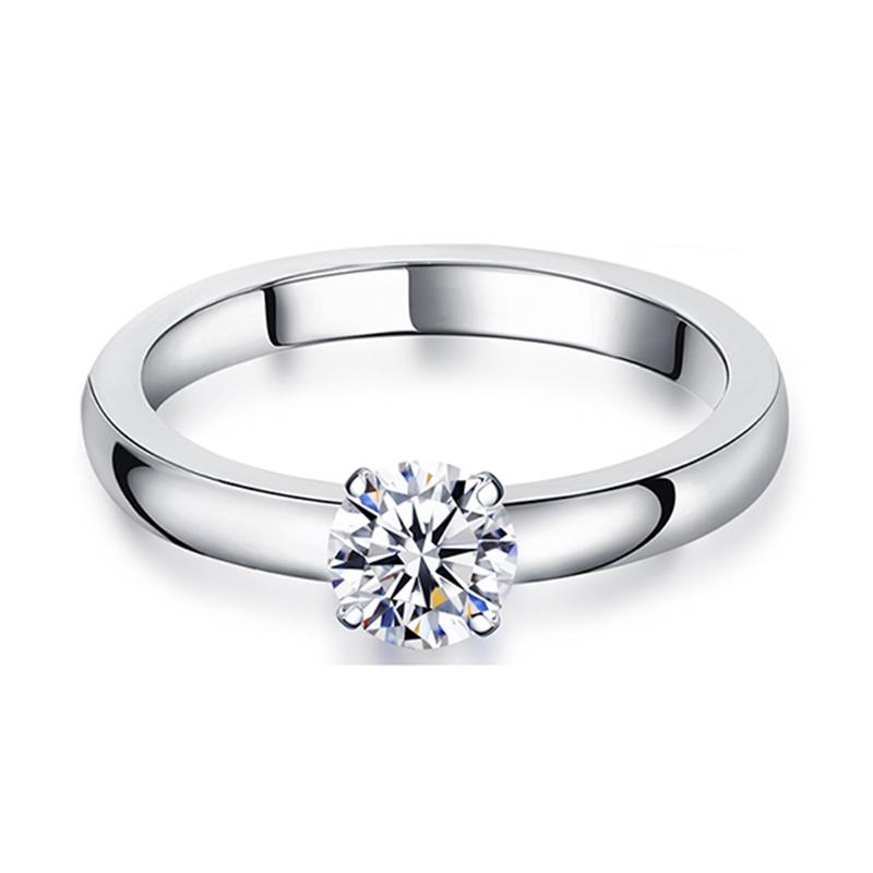 

Сделай сам 1,5 карата кольца-солитеры для помолвки, обручальные кольца, взаимозаменяемые из нержавеющей стали, круглые из кубического циркония, кольца обещания для нее 7&Steel