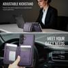 For Samsung Galaxy A55 5G Magnetic Case JEEHOOD J10 Leather Back Phone Cover with Detachable Card Holder Kickstand
