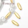 5mm*13mm Rice Shape Beads 18K Gold Plated Beads Separators,Bracelets Accessories,DIY Jewelry Making Supplies,Metal Beads