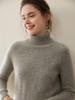 2025 Fall/Winter Women's High Neck Soft Five-Needle Thick Cashmere Sweater Base Layer