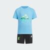 Kids' Printed Short Sleeve Sport Set JF3855