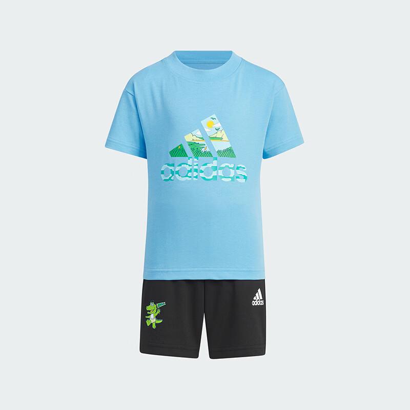 

Adidas Kids Printed Short Sleeve Sport Set JF3855 116