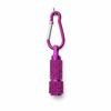 Button Battery Diamond-encrusted Mini Flashlight Carabiner Clip Mini Torches
