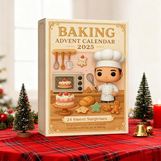 Vánoční pečení Adventní kalendář 24denní odpočítávání Sezónní kalendář očekávání Domácí dekorace Autodoplněk