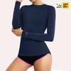 BUBBLELIME Marine Upf50+ Line Long Sleeve Rash Guard Swimsuit_F02 (C Type)