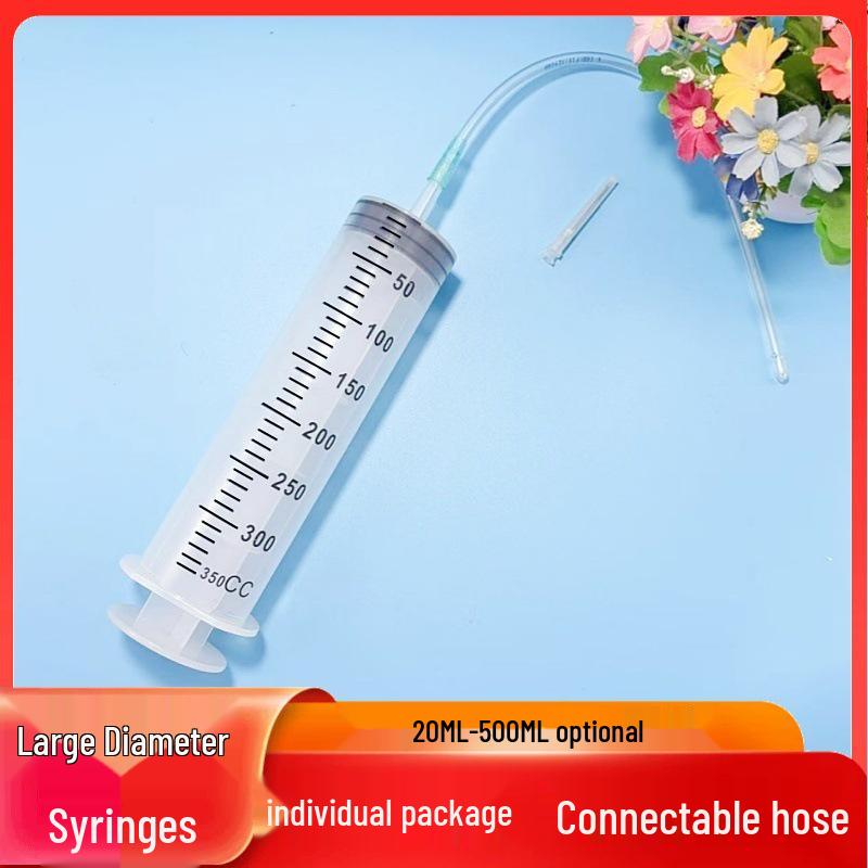 

Пластиковый шприц большой емкости с широким горлом для промышленного и бытового использования 200ml Syringe + 1m Tube