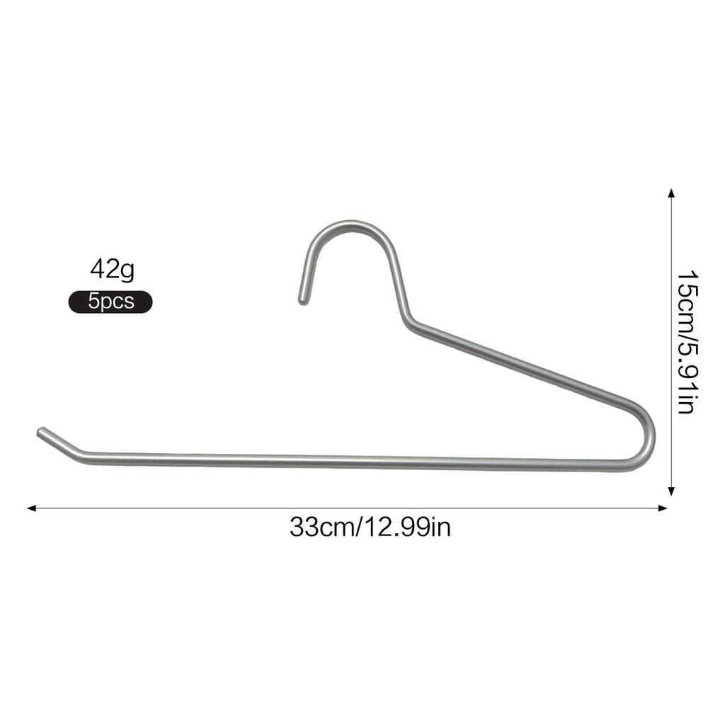 5pcs Space Aluminum Goose Shape Pants Hangers Elegant Opening Design Non-Slip No Crease for Home Travel Wardrobe Organization
