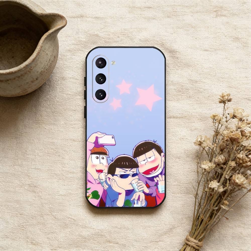 

O-Osomatsu S-San Phone Case For Samsung Galaxy A73,21,22,32,71,53,52,51,80,5G Soft Black Cover Samsung a72
