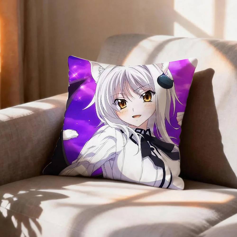 CUTE High School DxD Koneko TToujou   Pillow Case Pattern Printed Pillowcase For Living Room Sofa Cushion Cover