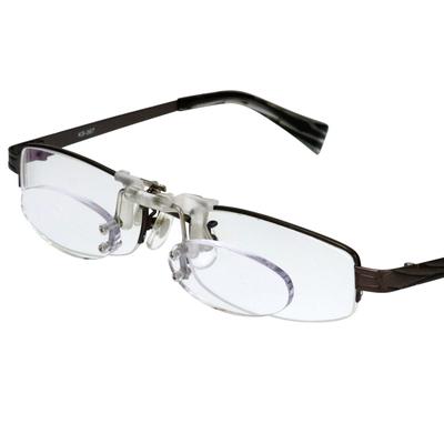 MF2201FS18 Magnifier Over Glasses Loupe Glasses Magnifier Fishing Reading Loupe Blue Light Cut UV Cut MF2201FS Short [Zealot] Flip-up 1.8x