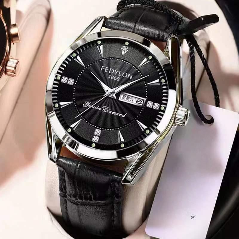 Ceas de mână pentru bărbați Ceas complet automat non-mecanic Ceas cu cuarț pentru studenți Ceas celebru Ceas cu curea rezistent la apă Model pentru bărbați
