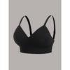 Comfortable Without Steel Rings, Plus Size Yoga, Fitness, Gathering Underwear, Big Chest Display, Small Anti Sagging, Fixed Cup Bra For Women