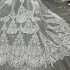 Elegant Lace French Veil: Super Long Swiss Net Bridal Train Headwear for Photography & Evening Gowns