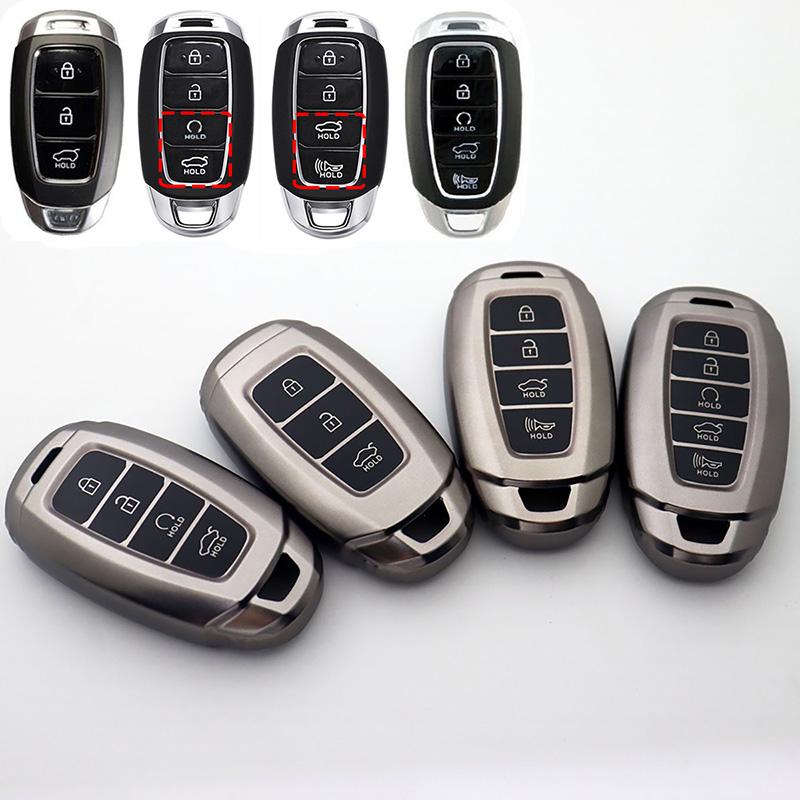 Tpu Car Key Case Cover Fob For Hyundai Santa I30 Ix35 Encino Kona Solaris Accent Fe Azera Grandeur Elantra Key Shell Accessories