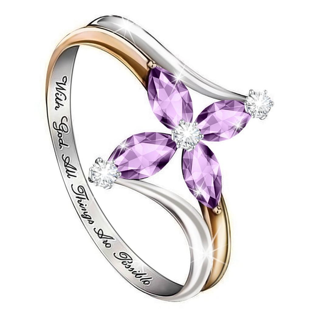 Ringer Zirkon Ringer Dame Gavesmykker Jenter Ringer Gifteringer