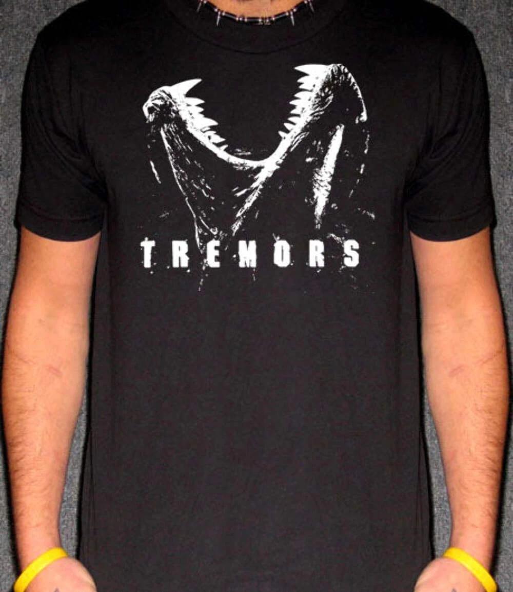 Tremors T-Shirt – Retro Horror Comedy Monster Movie Tee 2XL