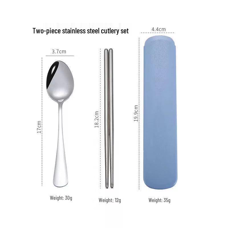 304 Stainless Steel Cutlery Set: Custom Logo Chopsticks, Spoon & Fork for Events