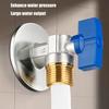 Brass Angle Valves 1/2 Inch High Flows Corrosion Resistant Water Control Valves For Bathroom Kitchen Plumbing Fixtures