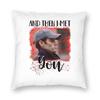 Joe Goldberg Then I Met You Square Pillowcase Polyester Linen Velvet Pattern Zip Decor Throw Pillow Case Room Cushion Cover