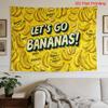 VIKAMA Cartoon Banana Tapestry, Fun Fruit-Themed Wall Hanging, Wall Backdrop for Bedrooms, Living Rooms, and Parties, Home Decor