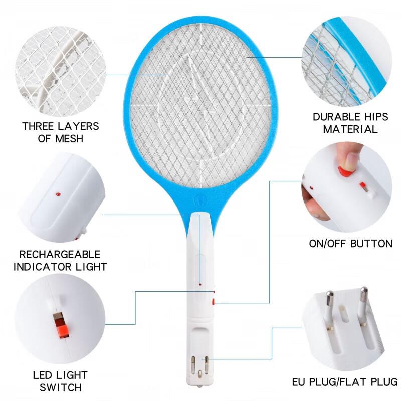 Miling Rechargeable Electric Mosquito Swatter