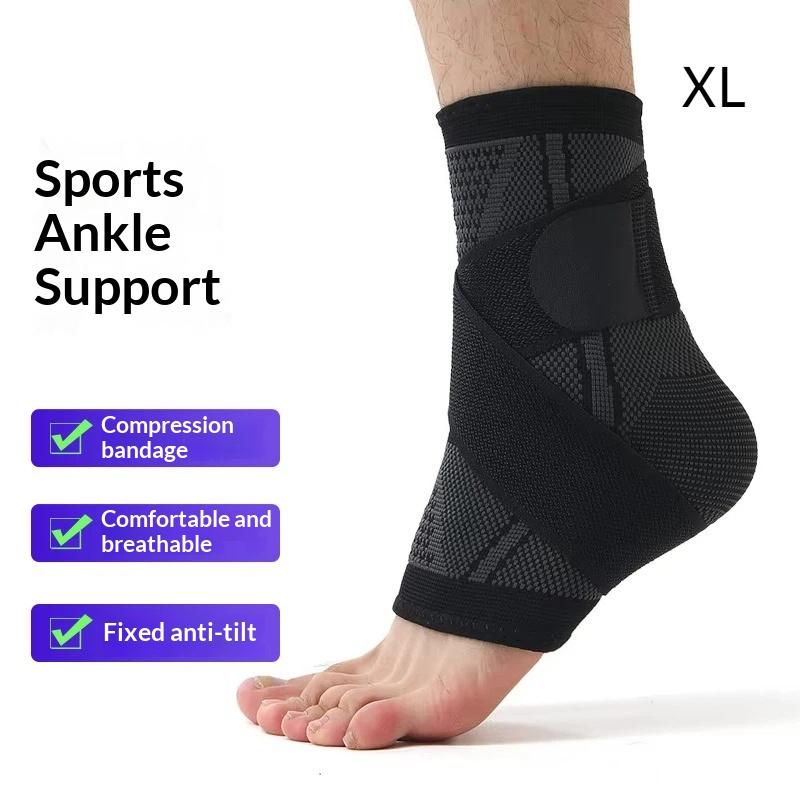 1 Pc Compression Ankle Support Sports Adjustable Basketball Ankle Wrap Men Women Hiking Running Prevent Ankle Protector