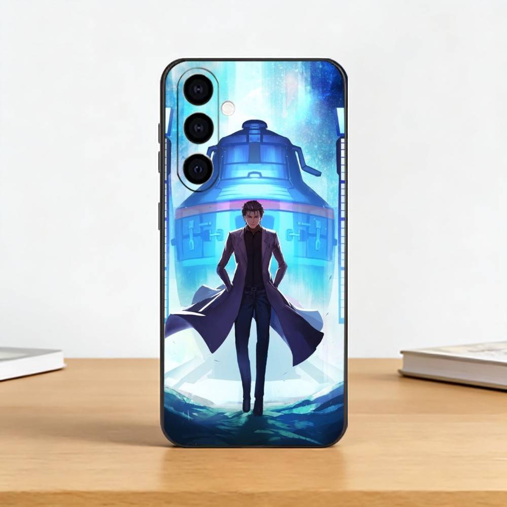 Steins Gate Anime Phone Case For Samsung Galaxy A73,A72,A71,A70,A53,A52,A51,Soft Silicone Black Cover