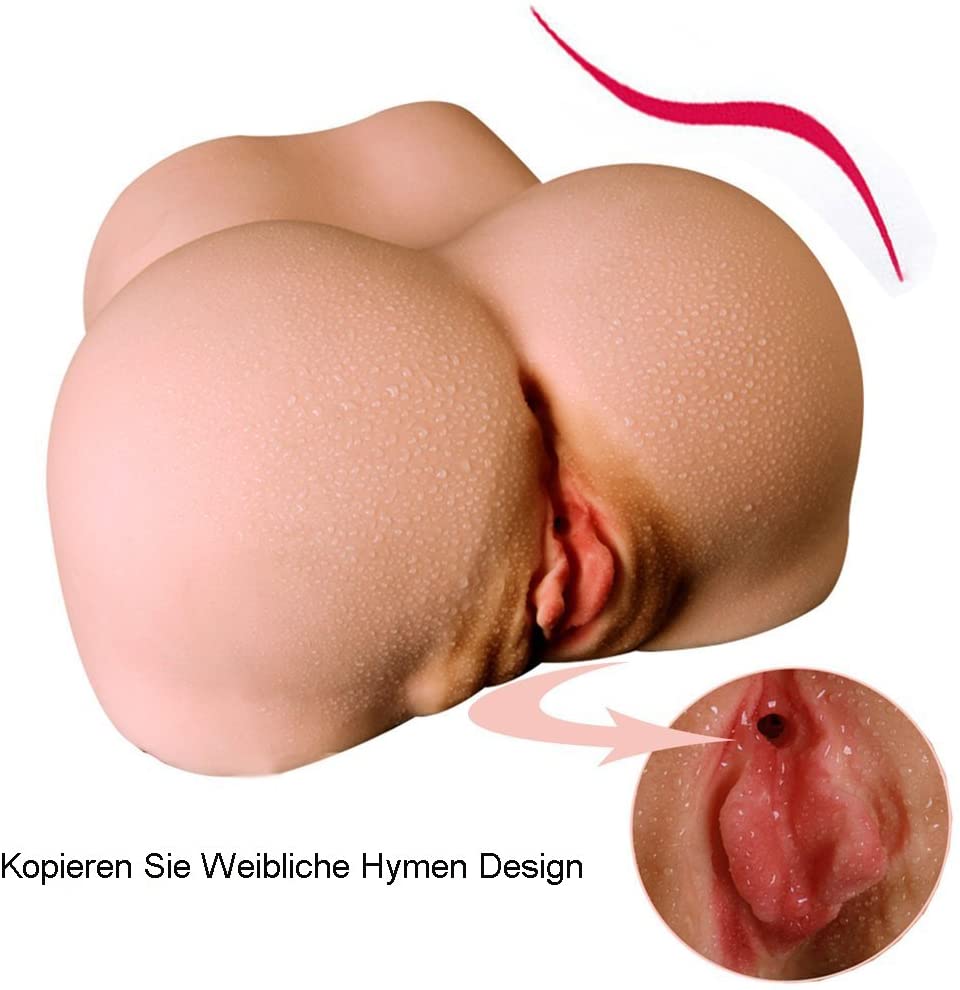 Męskie zabawki erotyczne do masturbacji ogromne naturalnej wielkości 2 otwory realistyczne mężczyźni zabawka dla dorosłych 3D realistyczne cipki Ass silikonowe pochwy Anal Anus 2.5KG