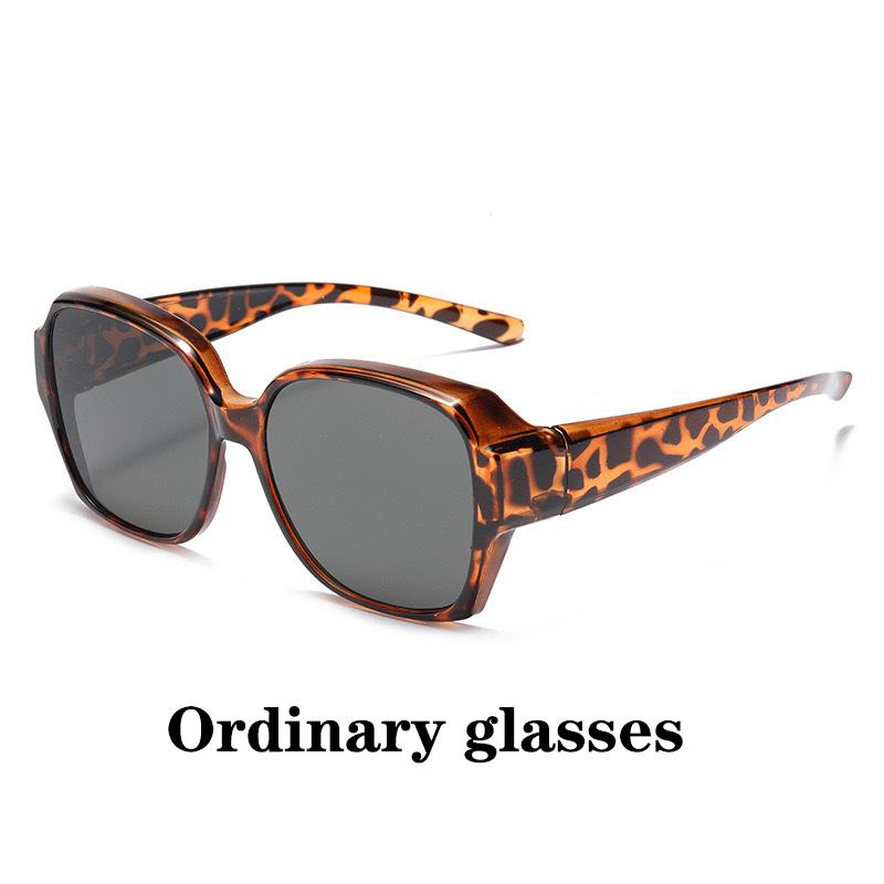 Fashion Round Polarized Sunglasses Cover Over Myopia Prescription Glasses Portable Men Women Vintage Fishing Driving Eyewear