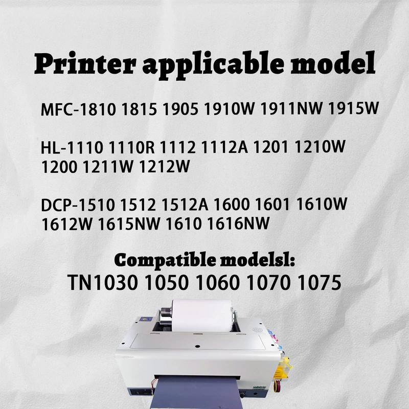 For Brother TN1030 1050 1060 1075 1070 Ink Cartridges For Printers Replacement Ink Cartridges For Printers Plug-and-Play Design