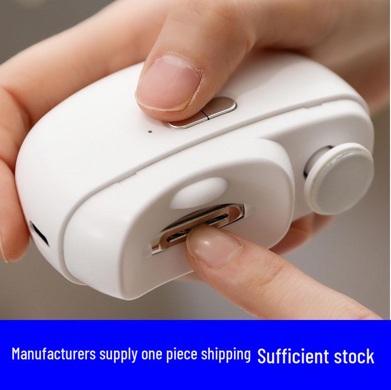 Automatic Electric Nail Clipper & Grinder: Safe for Elderly, Children, and Adults - Anti-Pinch Design