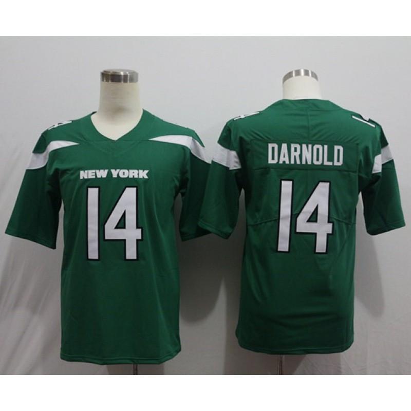 New York Jets NFL Football Jersey Mens Authentic Style Team Uniform Shirt With Player Numbers 2 8 12 14 26 33
