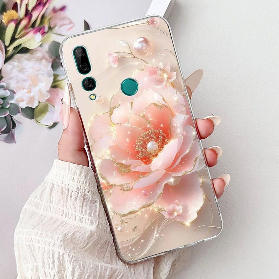 For Huawei Y9 Prime 2019 Case STK-L21 STK-L22 STK-LX3 Cover Popular Flower Soft TPU Phone Case For Huawei P Smart Z Y9 2019 Capa