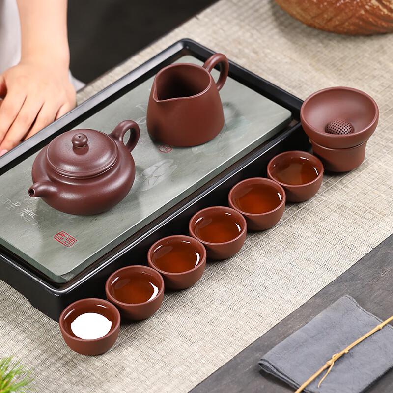 Yixing Zisha Semi-Handmade Tea Set