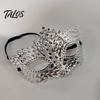 Adjustable Elastic Strap Mask Rhinestone Masquerade Mask, Eye for Halloween Party Ball Gala Chic Carnival Cosplay, Sparkling Hollow Costume