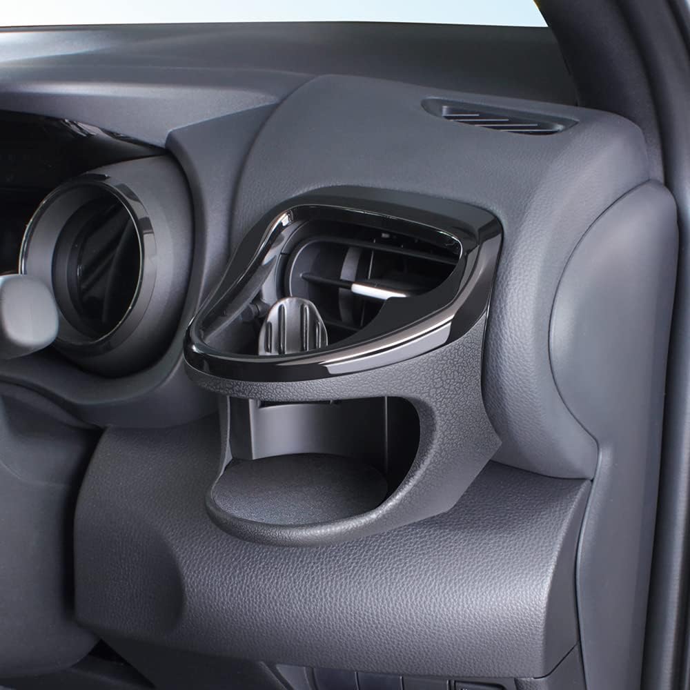 Tsuchiya Yac Vehicle-Specific Air Conditioner Drink Holder for Toyota Yaris/Yaris Cross, Driver's Seat, Black (SY-YA1)