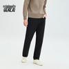 BENLAI Men's Wrinkle-Resistant Fleece-Lined Straight-Leg Casual Pants