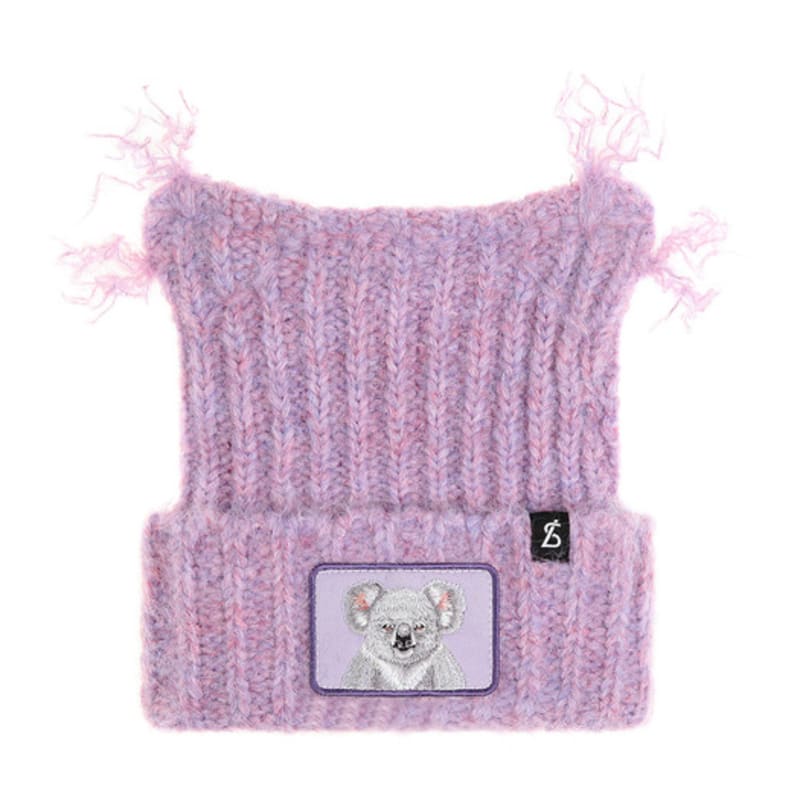 

BLACK SANDS Animal Wappen Koala Tassel Earring Light Purple_Free