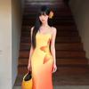 Bohemian Style Orchid Flowers Hair Clip Elegant Hair Accessories Floral Duckbill Clip  Women