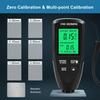 Car Paint Thickness Meter, 0-2000um Coating Detector, Backlight LCD, Auto Calibration, Data Hold, Fe&Non-Fe Auto Detection, Practical Gift