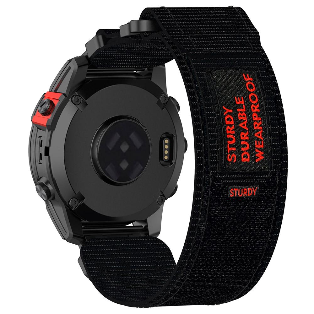 For Garmin Fenix 7X/7X Pro/Instinct 2X/Quickfit 26mm Nylon Sticker Wrist Strap