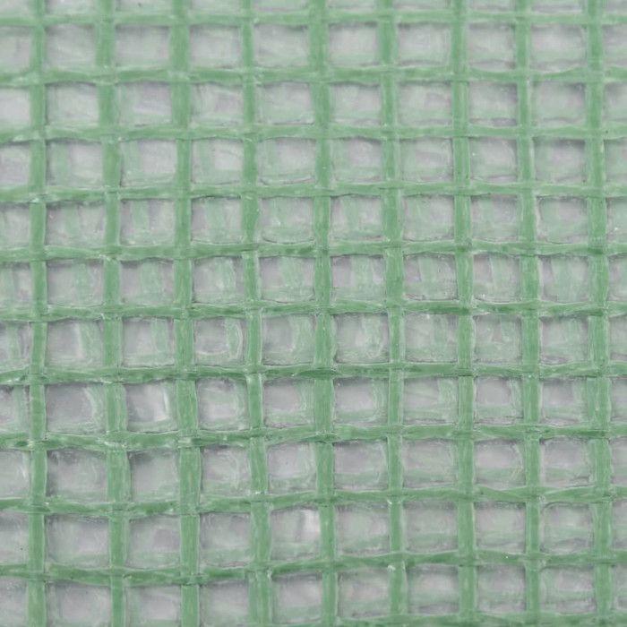 Couverture de remplacement de serre - vidaXL - 300x300x200 cm - Vert - 4 fenêtres - 1 porte