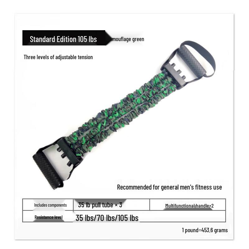 Junshi 3-Tube Adjustable Resistance Band